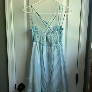 Blue and white striped Volcom sundress